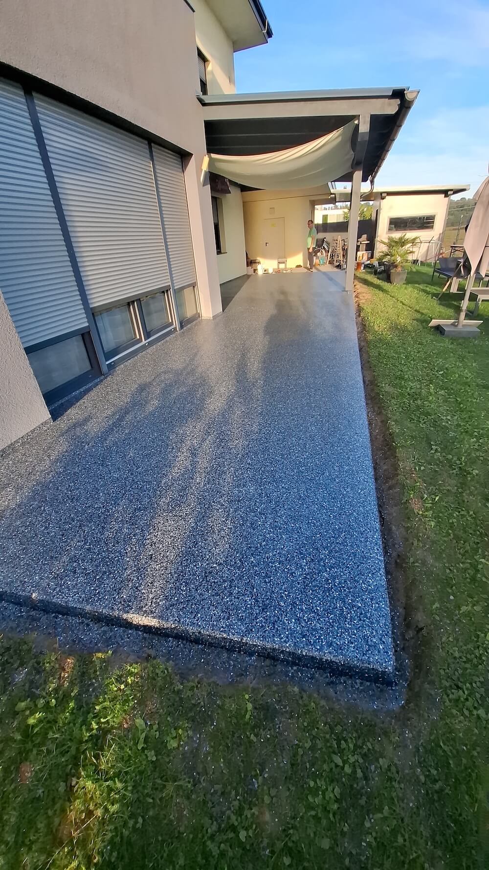 Terrassenbeschichtung FULL FLACKE Cips 9